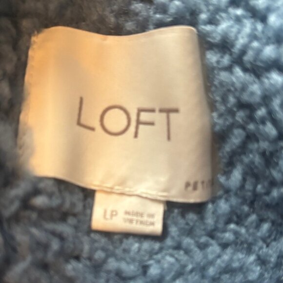 LOFT Plush Navy Teddy Jacket - Picture 7 of 10